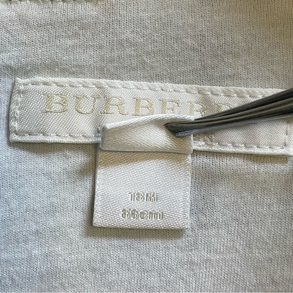 Burberry Mabel Blue Check Cotton Dress - Picture 12 of 13